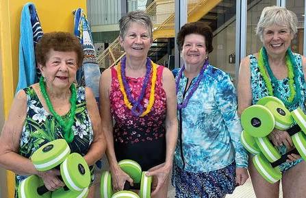 Women at YMCA in Swimsuits