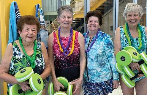 Women at YMCA in Swimsuits